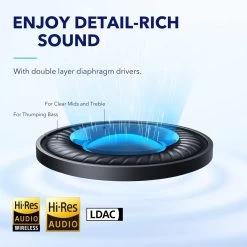 Soundcore Space Q45 Adaptive Noise Cancelling Headphones - Blue 10 Soundcore Space Q45 Adaptive Noise Cancelling Headphones - Blue -3C Electronics Store soundcore cancelling headphones comfortable bluetooth 2 1