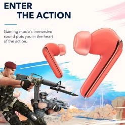 Soundcore Life P3 Noise Cancelling Earbuds - Coral Red -3C Electronics Store soundcore cancelling p3 pnk 2