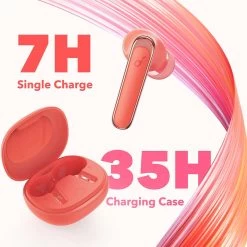 Soundcore Life P3 Noise Cancelling Earbuds - Coral Red -3C Electronics Store soundcore cancelling p3 pnk