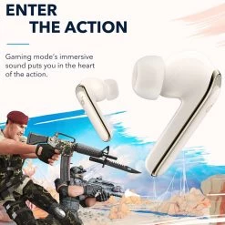 Soundcore Life P3 Noise Cancelling Earbuds - Oat White -3C Electronics Store soundcore cancelling p3 wht 2