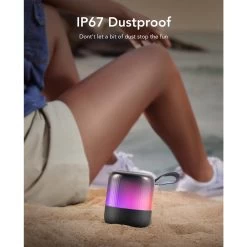 Soundcore Glow Mini Portable Speaker 360° Dynamic Sound Customizable Light Show - Black -3C Electronics Store soundcore glow mini portable speaker 360 dynamic sound customizable light show black 2