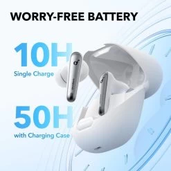 Soundcore Liberty 4 NC Wireless Noise Cancelling Earbuds - White -3C Electronics Store soundcore liberty 4 nc white5 1 1