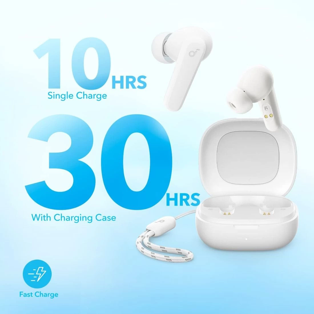 Soundcore P20i True Wireless Earbuds - White 6 Soundcore P20i True Wireless Earbuds - White - Image 4