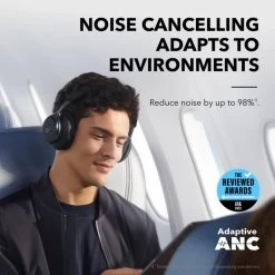 Soundcore Space One Noise Cancelling Headphones - Black -3C Electronics Store soundcore space one black3