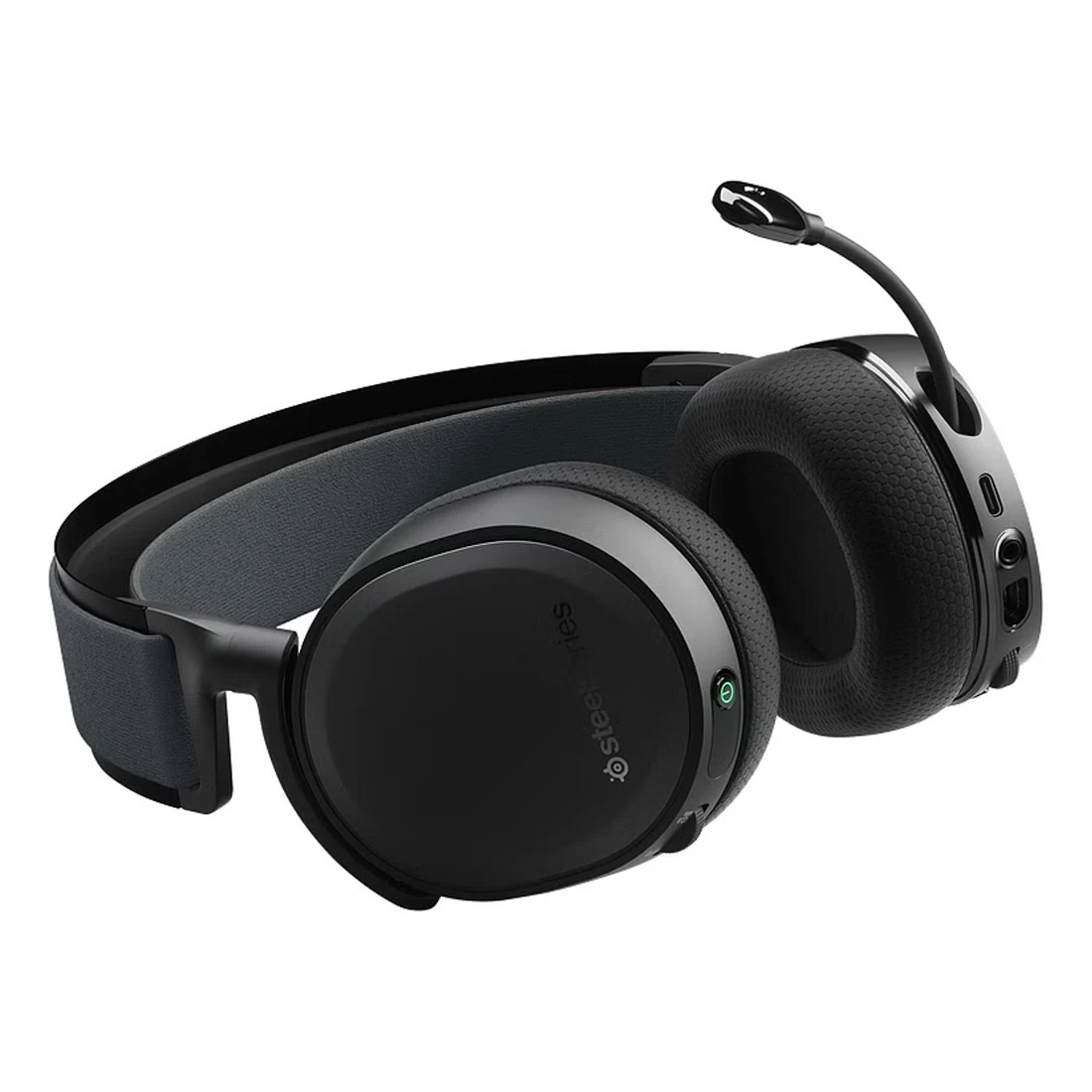 SteelSeries Arctis 7+ Wireless - Multi-Platform USB-C Gaming Headset For PC - Black 5 SteelSeries Arctis 7+ Wireless - Multi-Platform USB-C Gaming Headset For PC - Black - Image 3