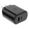 Cygnett Powerplus 32W USB-C PD Dual Port Wall Charger CY3615POFLW - Black -3C Electronics Store thr