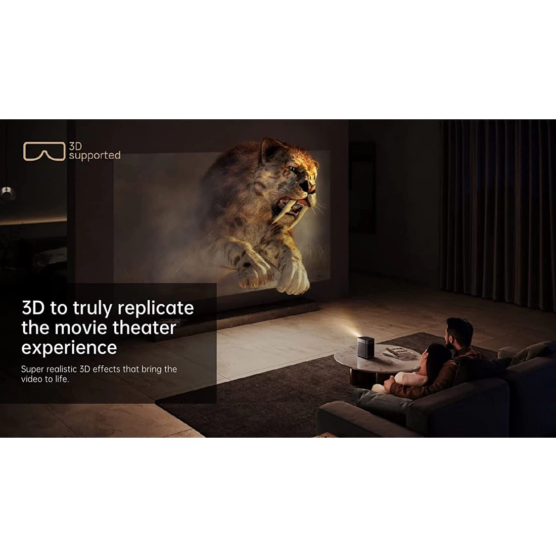 XGIMI Halo+ Plus 1080p FHD 900 ANS Recreate Portable Projector WM03A 10 XGIMI Halo+ Plus 1080p FHD 900 ANS Recreate Portable Projector WM03A - Image 8