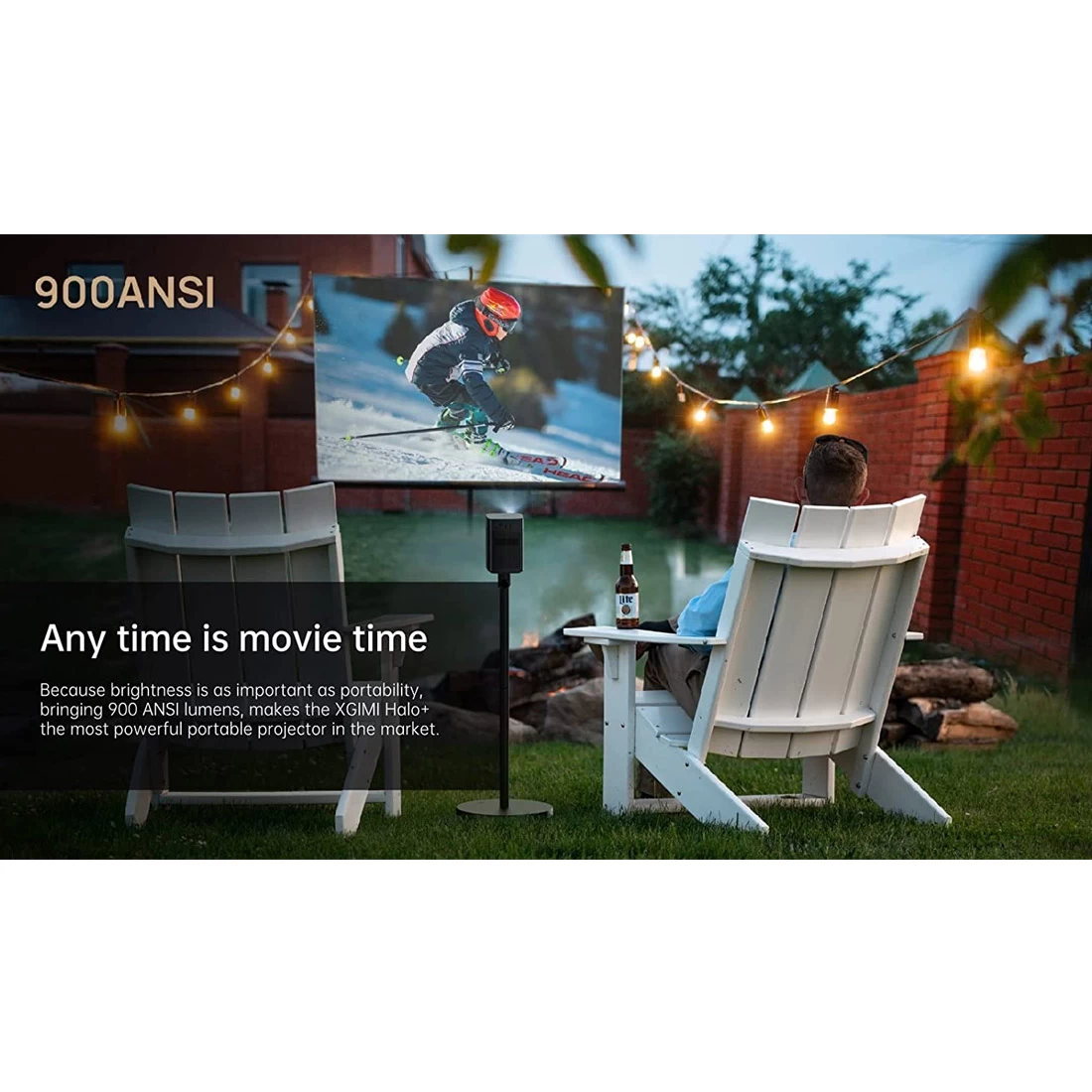 XGIMI Halo+ Plus 1080p FHD 900 ANS Recreate Portable Projector WM03A 9 XGIMI Halo+ Plus 1080p FHD 900 ANS Recreate Portable Projector WM03A - Image 7