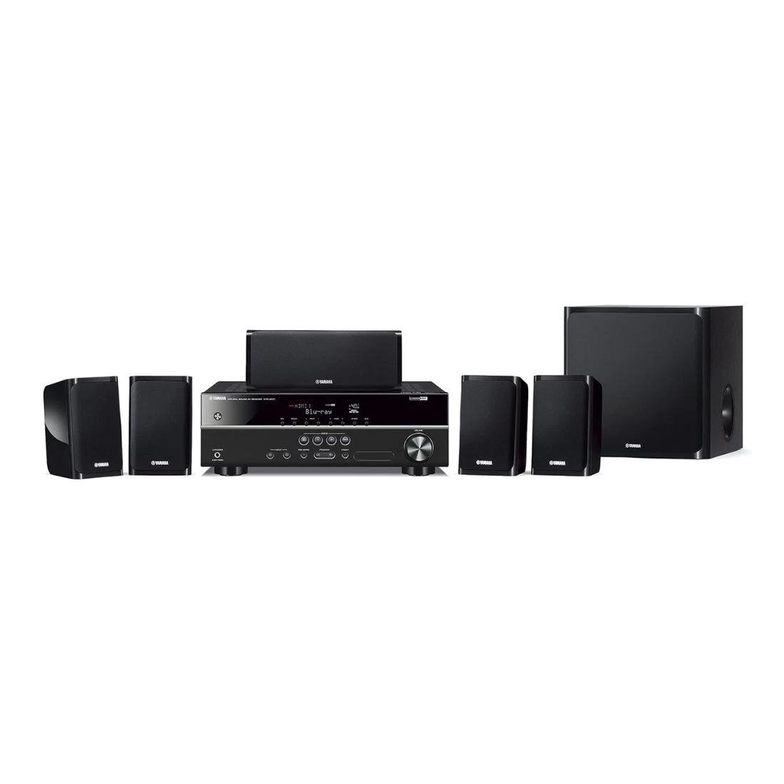 Yamaha YHT1840 5.1 Channel Home Theater Speaker System - Black 3 Yamaha YHT1840 5.1 Channel Home Theater Speaker System - Black